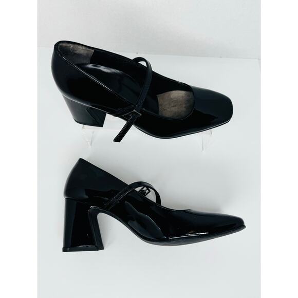 Paul Green Black patent leather Zoe Mary Jane Pump UK 4.5 / US 7 - Picture 10 of 11